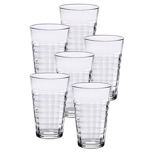 Duralex Prisme Clear Tumbler, Made in France, Set of 6 - 1 of 4