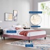 Modway Reign King Performance Velvet Platform Bed Frame - 4 of 4