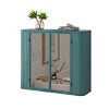 Wall-Mounted Bathroom Storage Cabinet with 2 Mirrored Doors and Interior Shelves for Over-the-Toilet Use-The Pop Home - 3 of 4