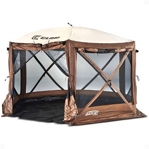 CLAM Quick Set Pavilion Camper 12.5 x 12.5 Foot Outdoor Gazebo Canopy Shelter - 1 of 4