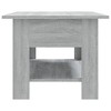 vidaXL – Gray Sonoma Modern Coffee Table, Rectangular Shape, Engineered Wood, Ample Storage Space, DIY Assembly, Durable and Stable - 3 of 4
