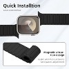 HTUTWOO Magnetic Silicone Compatible with Apple Watch Band Ultra 2 ＆Ultra 49mm 46mm 45mm 44mm 42mm 41mm 38mm for Woen men - 4 of 4