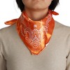 Bioworld Lightweight Satin Paisley Print  22"x22" 6-Pack Bandana Set - 3 of 4