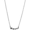 Pavilion Gift Company - Topaz Ombre - 13" - 16.5" Rhodium Plated Crystal  Necklace - Necklaces - 4 of 4
