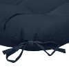 Habitat Tufted Ultra Soft Comfortable Chair Pad Pack of 2 Each 15" X 15" Navy - 4 of 4