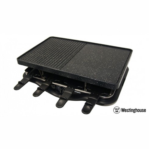 Westinghouse Raclette Grill And Griddle Nonstick Marble Finish Coated Plate - image 1 of 3