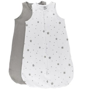 Ely's & Co.  Baby Wearable Blanket - Baby Sleep Sack 100% Cotton  2 Pack - 1 of 4
