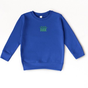 The Juniper Shop Embroidered Little Dude Toddler Sweatshirt - 1 of 3