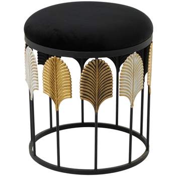 Contemporary Metal Accent Table Dark Black - Olivia & May