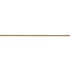 Black Bow Jewelry 1mm 14k Yellow Gold Diamond Cut Round Wheat Chain Anklet - 2 of 4