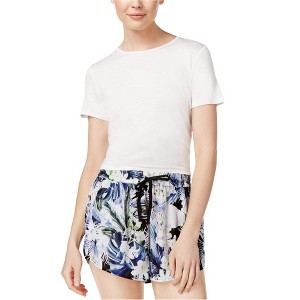 Kensie Womens Tie Detail Basic T-Shirt - 1 of 1