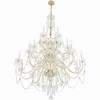 Crystorama Lighting Traditional Crystal 25 - Light Chandelier in  Polished Brass - 3 of 4