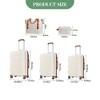 5 Piece Luggage Sets, Hardside Expandable Suitcase Set, TSA Lock & Double Spinner Wheels, ABS Lightweight Luggage W/ Telescoping Handle - 2 of 4