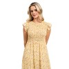 August Sky Women`s Smocked Tiered Dress - 4 of 4