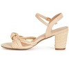 Women's Plus Size WIDE FIT Freedom Rattan Heel - natural | CITY CHIC - 4 of 4