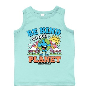 The Juniper Shop SmileyWorld Be Kind To Our Planet Rainbow Toddler Tank - 1 of 4