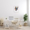 Stupell Industries Fun Hued Pug Puppy Animal Black Framed Giclee Art - 2 of 4