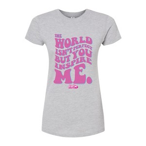 Women's - Barbie - You Inspire Me Fitted Graphic T-Shirt - 1 of 3