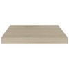vidaXL Floating Wall Shelves 2 pcs Oak 15.7"x9.1"x1.5" MDF - 4 of 4