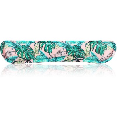 Okuna Outpost Computer Keyboard Wrist Support Pad, Tropical Palm Leaves Office Desk Accessories 16.2" x 3.1"