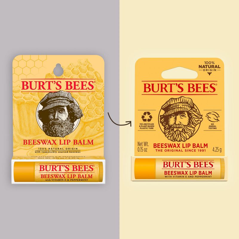 Burt&#39;s Bees Beeswax Lip Balm Blister Box - 0.15oz, 3 of 19