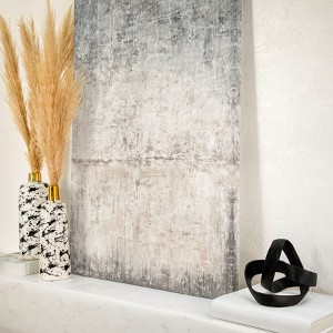 Sagebrook Home Decorative Knot Sculpture - Contemporary Abstract Silver Matte Decor Statue for Home or Office Table Accent - 1 of 4