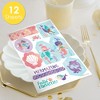Big Dot of Happiness Mermaid Party Favor Sticker Sheet Sets, Mermaid Birthday Party Favors for Girls - 12 Sheets - 120 Stickers - 2 of 4
