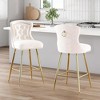 Infurnic Dining Chairs, Modern Upholstered Dining Chairs Set with Sturdy Legs, for Kitchen and Dining Room, 2PCS, Black, 17.7"*17.5"*26" - 3 of 4