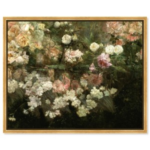 Art Remedy Maria Oakey Dewing - Garden in May Impresionism Landscape Wall Art Framed - 1 of 4