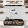 WOWOW Solid Brass Wall Mounted Pot Filler Faucet with Double Joint Swing Arms - 3 of 4