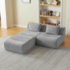 TiramisuBest 108 Inch Sofa Oversized Chenille 3 Seater Compressed Sofa No Assembly Cloud Soft Lounge Ready for Apartment Living Room - 3 of 4