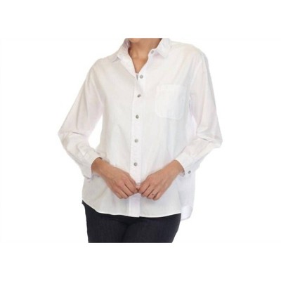 Women's Cotton Poplin Shirt Top - ESCAPE BY HABITAT