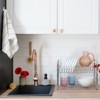 Unique Bargains ABS Waterproof Self-Adhesive Wall Mounted Oval Ring Bathroom Towel Holders 2 Pcs - 3 of 4