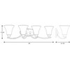 Progress Lighting Joy Collection 4-Light Bath Fixture, Antique Bronze, Etched Glass Shade - 2 of 4