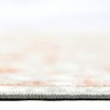 Ivory Gray And Rust Floral Area Rug - 4 of 4