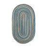 Colonial Mills New England Braid Braided Rug, Dusk Blue 5' x 8', Oval Shape - 4 of 4