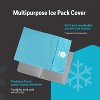 ICEWRAPS | Reusable and Washable Soft Fabric Cover for Cold Pack | Fabric Cold Compress Sleeve | Blue Fabric Cover Only - 4 of 4