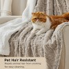 Bedsure-Faux Fleece Jacquard Thick Fuzzy Throw Blanket - 2 of 4