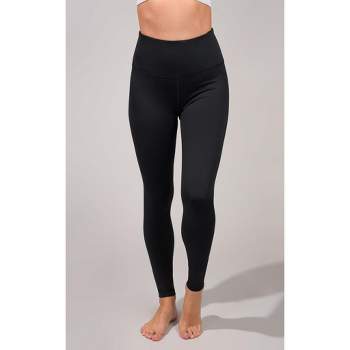 90 Degree By Reflex Ankle Length High Waist Power Flex Leggings - 7/8 Tummy  Control Yoga Pants - Blossom Olive - Large 