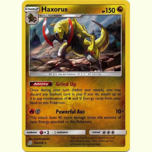 Haxorus Pokemon Card