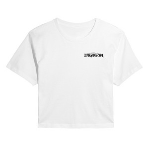 Women's - How to Train Your Dragon - Types Of Dragons Cropped Graphic T-Shirt - 1 of 4