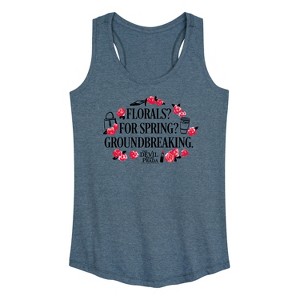 Women's - The Devil Wears Prada - Florals For Spring Graphic Racerback Tank - 1 of 4