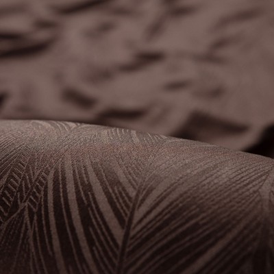Brown Polyester Blackout Tab Top Window Curtain Panels, 52 x 63 Inches