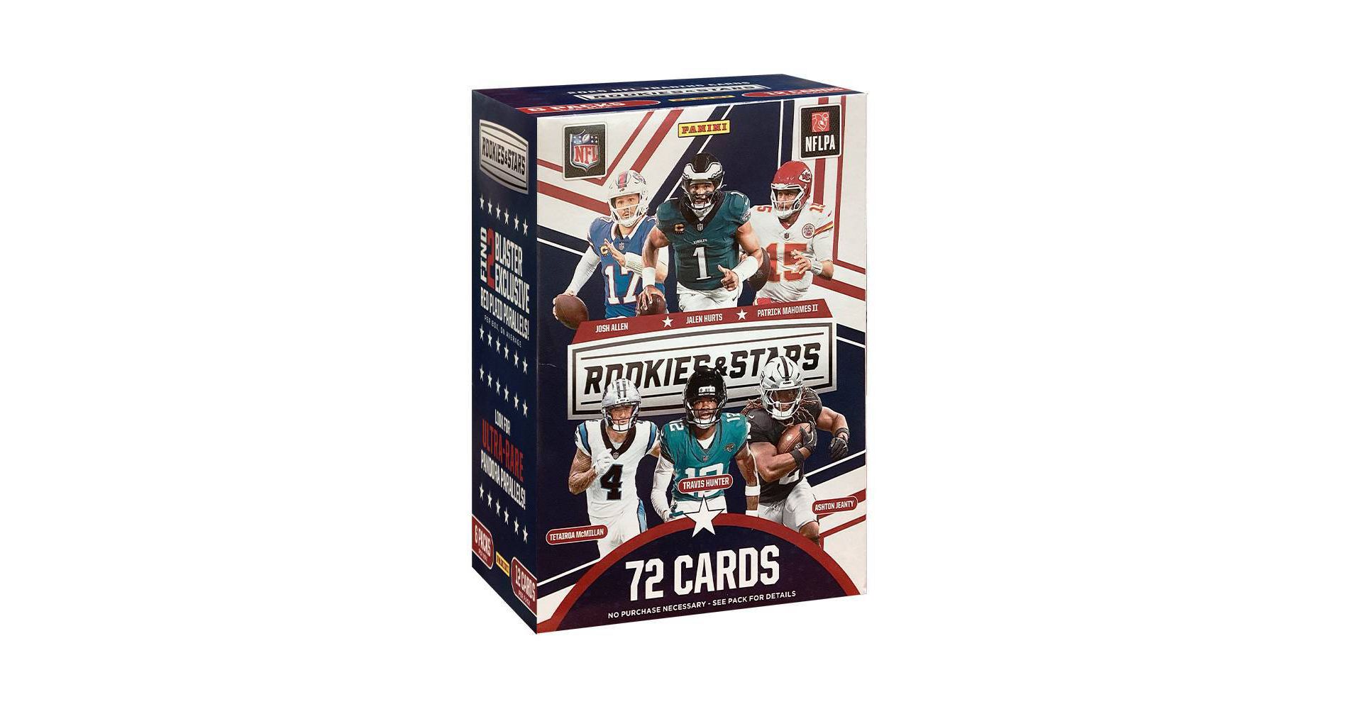 2025 Panini NFL Rookies & Stars Football Trading Card Blaster Box