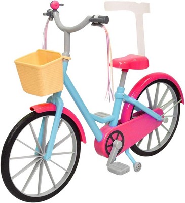 The New York Doll Collection 18 Inch Doll Bicycle with Helmet