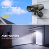 ROTTOGOON Solar Motion Sensor Flood Lights Outdoor Wall Mount Security Light 3 Modes IP67 Waterproof LED Black 2-Pack - 4 of 4