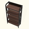 KIGFTSOD Bakers Rack 4-Level Metal & Wooden Kitchen Storage Shelves, Kitchen Organizer for Garage, Pantry, Bathroom, Closet - 4 of 4