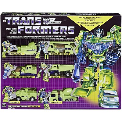 Transformers G1 Devastator Combiner Set of 6 | Transformers Vintage G1 Reissues Action figures