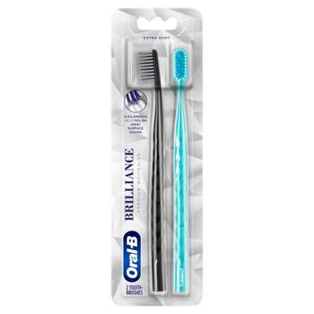 Oral-B Brilliance Whitening Toothbrush - Black - 2ct