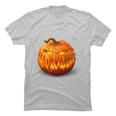 Men's Design By Humans Jack O'Lantern By Ldarro T-Shirt